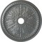 Ekena Millwork Winsor Ceiling Medallion (Fits Canopies up to 4"), Hand-Painted Platinum, 27 1/2"OD x 4"ID x 1 1/2"P CM27WIPLS - alternate 1